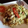 ข้าวคลุกแกงเขียวหวานไก่