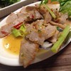 ยำคอหมูย่าง