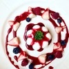 Panna cotta with fresh berries