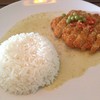 ข้าวเขียวหวานไก่ทอด