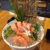 salmon toro sashimi