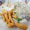 โจ๊กหมู เครื่องในและไข่เค็ม