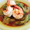 แกงส้มไข่ชะอมกุ้งสด