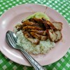 ข้าวหมูแดงหมูกรอบ 50- น้ำราดอร่อย หมูกรอบใช้ได้ หมูแดงเฉยๆ