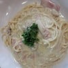 พาสต้าซอสครีมแฮมเห็ด