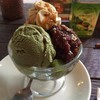 ไอติมชาเขียวถั่วแดงในวันร้อนๆ