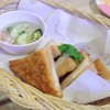 ขนมปังหน้าหมูไข่กุ้ง