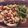 หมึกไข่นึ่งมะนาว