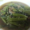 ผัดผักบุ้งปลาเค็ม