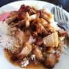 ข้าวหน้าเป็ด+หมูกรอบ