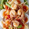 ตำกุ้งสดไข่ยางมะตูม