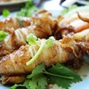 ปลาหมึกทอดกระเทียม (120-)