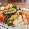 ข้าวผัดกระเพราทะเล 45 บาท