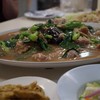 ราดหน้าหมูเห็ดหอมจานใหญ่