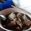 เส้นหมี่น้ำตกหมูล้วน