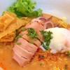 ก๋วยเตี๋ยวปลาหมึก + ไข่