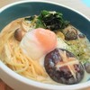 Japanese Mushroom Carbonara Pasta