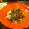 บะหมี่เกี๊ยวแห้งหมูกรอบ