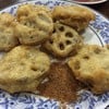 รากบัวยัดไส้หมูสับทอด