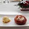 Apple tarte tatin with Madagascar vanilla bean ice cream