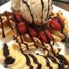 Strawberry Banana Waffle