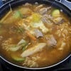 Koreanspicy pork & egg noodle in soup 52 HKD