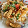 กะเพราไก่+หน่อไม้ดอง กินร้าน