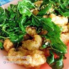 กะเพราข้อไก่ทอด