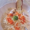 Spaghetti Ebiko Cream Sauce