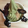 Soft Cream Cup with Almonds and Red Beans 65.-