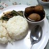 ผัดมะเขือ + ไข่พะโล้