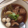 เส้นเล็กซี่โครงหมู ไก่มะระ