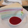 Rainbow Crape Cake