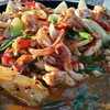 หมึกผัดน้ำพริกเผา 