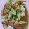 กุ้งผัดข้าวโพด
