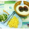 โจ๊กใส่ไข่เยี่ยวม้า (40฿)