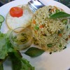 ข้าวผัดแกงเขียวหวานไข่(ดาว)เค็ม 80 บาท