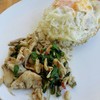 กระเพราไก่ไข่ดาว