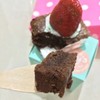 rownie with fresh Strawberry topping specially for Christmas
