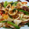 หมึกผัดไข่เค็ม(อร่อยแต่แพง)