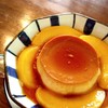 Caramel Custard with Peach