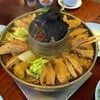 สุกี้หม้อยักษ์สำหรับ5-6คนคือดีงามน้ำซุปตุ๋นจากไก่ดำ