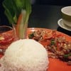 กะเพราไข่เค็มราดบนเนื้อวากิว