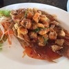 ปลาราดน้ำจิ้มไก่