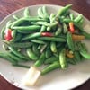 ถั่วลันเตาผัด อร่อยอยู่
