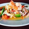 ส้มตำ seafood ราคา 120 บาท