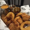 Buffalo Wings With Onion Ring