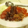 กับที่ทานกับข้าวหุงหม้อดิน มีเนื้อเป็ด กุนเชียง หมู ห่าน