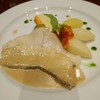 Pan-fried Gindara In Ginger Flavored "Beurre Blanc" On Potimarron Mousse And Pot