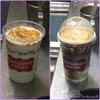 นมปั่น ราดคาราเมล ใส่กาแฟ 1 ช็อต